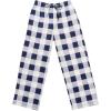 Ekouaer Boys Sleepwear Pant Long Pajamas Pants Plaid Pj Pant Elastic Waist Bottoms(A-yarn Dyed Lattice3-navy)