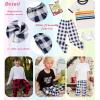 Ekouaer Boys Sleepwear Pant Long Pajamas Pants Plaid Pj Pant Elastic Waist Bottoms(A-yarn Dyed Lattice3-navy)