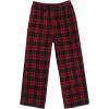 Ekouaer Boys Sleepwear Pant Long Pajamas Pants Plaid Pj Pant Elastic Waist Bottoms(Yarn Dyed Lattice6)