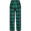 Ekouaer Boys Sleepwear Pant Long Pajamas Pants Plaid Pj Pant Elastic Waist Bottoms(Yarn Dyed Lattice8)