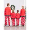 Ekouaer Christmas Child Pajamas Sets X-mas Holiday Pjs(Red Snowman)