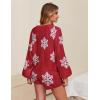 Ekouaer Knit Pajamas Set for Women Lounge Wear Sets Long Sleeve Sweatsuit Matching 2 Piece Outfits Casual Sweater Sets S-XXL(Christmas Red)