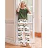 Ekouaer Pajama Sets for Women 2 Piece Lounge Set Short Sleeve Tops and Long Pants Soft Comfy Pjs Sleepwear Outfits S-XXL(Ombre Green)