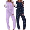 Lilac Dots/Navy Star