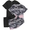 A-tie Dye Black Pink/Black
