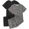 Gray Leopard/Black