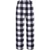 Ekouaer Boys Sleepwear Pant Long Pajamas Pants Plaid Pj Pant Elastic Waist Bottoms(A-a-yarn Dyed Lattice5)