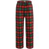 Ekouaer Boys Sleepwear Pant Long Pajamas Pants Plaid Pj Pant Elastic Waist Bottoms(Pattern5)
