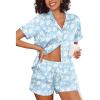 Blue White Floral