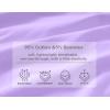 Ekouaer Nightgown for Women Cotton Long Night Gown Short Sleeve Nightdress with Pockets Button Sleepshirt Soft Sleepwear(Light Purple)