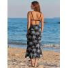 Ekouaer Women Sarong Chiffon Bathing Suit Cover Up Long Beach Bikini Wraps Sheer Swim Suit Coverup 2026 Pareo for Women(Coconut Tree)