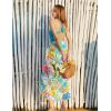 Ekouaer Women Sarong Chiffon Bathing Suit Cover Up Long Beach Bikini Wraps Sheer Swim Suit Coverup 2026 Pareo for Women(Colorful Leaves)