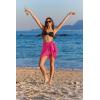 Ekouaer Women Sarong Chiffon Bathing Suit Cover Up Long Beach Bikini Wraps Sheer Swim Suit Coverup 2026 Pareo for Women(Rose)