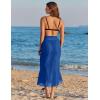 Ekouaer Women Sarong Chiffon Bathing Suit Cover Up Long Beach Bikini Wraps Sheer Swim Suit Coverup 2026 Pareo for Women(Sky Blue)
