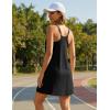 Ekouaer Womens Athletic Romper Dress Summer Tennis Active Sports Mini Dresses Built in Shorts Travel Vacation Outfits S-XXL(A Black)