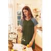 Ekouaer Long Nightgown Women’s Loungewear Short Sleeve Sleepwear Full Length Sleep Shirt with Pockets(Army Green/Grey)