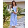 Ekouaer Nightgowns for Women Cotton Long Night Gown Sleeveless Sleep Dress Victorian Nightdress Ladies Sleepwear S-XXXL(Blue White Birds)