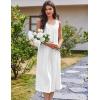 Ekouaer Nightgowns for Women Cotton Long Night Gown Sleeveless Sleep Dress Victorian Nightdress Ladies Sleepwear S-XXXL(White)
