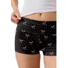 Ekouaer Womens Fold Over Shorts Sexy Low Waist Lounge Shorts Y2K Pajama Micro Bottoms Summer Foldover Sleep Shorts(Black Bow)