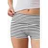 Ekouaer Womens Fold Over Shorts Sexy Low Waist Lounge Shorts Y2K Pajama Micro Bottoms Summer Foldover Sleep Shorts(Black Stripe)