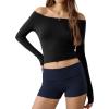 Ekouaer Womens Fold Over Shorts Sexy Low Waist Lounge Shorts Y2K Pajama Micro Bottoms Summer Foldover Sleep Shorts(Navy)
