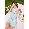 Ekouaer Women’s Racerback Sleeveless Nightgown(Trailing Flowers)