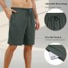 Ekouaer Mens Pajama Shorts Bamboo Rayon Pj Bottoms Soft Sleep Shorts Soft Drawstring Loungewear With Pockets 2 Pack S-3XL(Black and Blue(2 Pcs))