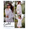 Ekouaer Swimsuit Coverup for Women Crochet Beach Cover Up Hollow Out Long Sleeve Cover Ups 2026 Summer Vacation Outfits(1-white)