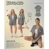 Ekouaer Two Piece Sets for Women Summer Y2K Shirt and Shorts Beach Vacation Cruise Outfits Travel Sweatsuits Lounge Set(Black White Plaid)