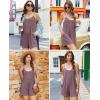 Ekouaer Womens Summer Casual Rompers 2026 Loose Sleeveless Overalls Adjustable Shorts Jumpsuits with Pockets Outfits(Fuchsia)
