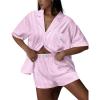 Pink White Stripe