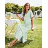 Ekouaer Women’s Full Length Short Sleeve Nightgown(Little Daisy)