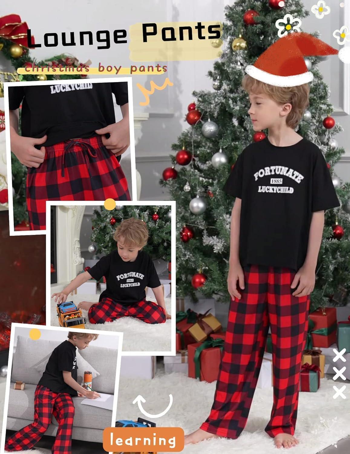 imageEkouaer Boys Pajama Pants 3 Pack Sleep Kids Pajama BottomsPattern 13
