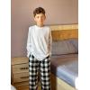 Ekouaer Boys Pajama Pants 3 Pack Sleep Kids Pajama Bottoms(B-pattern7)