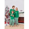 Ekouaer Matching Christmas Family Pajamas Sets Couples X-mas Holiday Pjs for Women Men