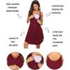 Ekouaer Women 3 in 1 Labor and Delivery/Maternity/Nursing Nightgown Button Down Sleeveless Pregnancy Dress for Breastfeeding(Wine Red)