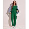 Ekouaer Women’s Pajama Sets Casual 2Pcs Sleepwear Long Sleeve Pullover Tops Long Joggers Pants with Pockets(Green)