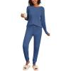 Rib-navy Blue