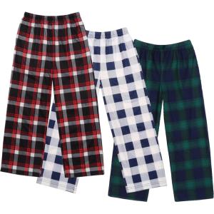 Ekouaer Boys Pajama Pants 3 Pack Sleep Kids Pajama Bottoms(B-pattern6)