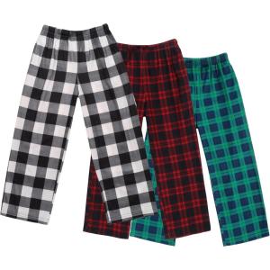 Ekouaer Boys Pajama Pants 3 Pack Sleep Kids Pajama Bottoms(B-pattern8)