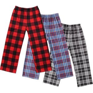 Ekouaer Boys Pajama Pants 3 Pack Sleep Kids Pajama Bottoms(Pattern 13)