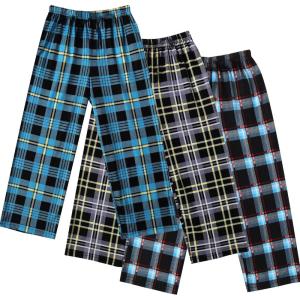 Ekouaer Boys Pajama Pants 3 Pack Sleep Kids Pajama Bottoms(Pattern 16)