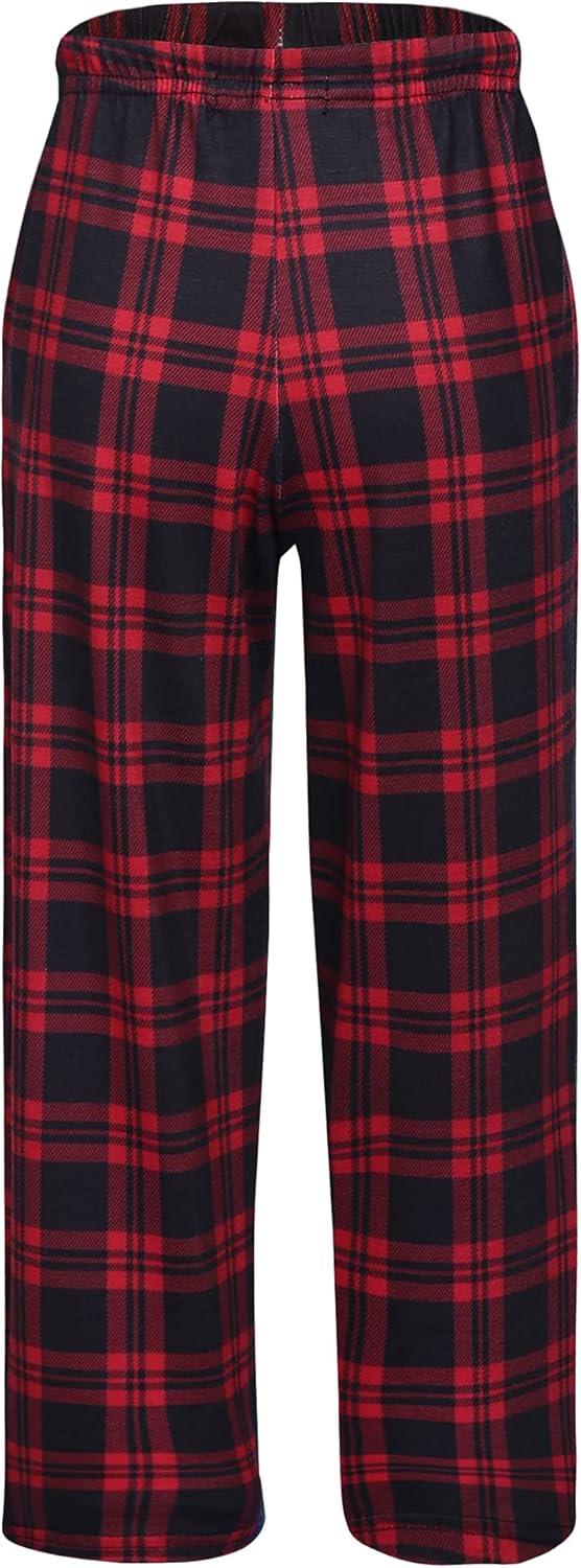 imageEkouaer Boys Pajama Pants Soft Lounge Pants Comfy Plaid Pajama Bottoms Elastic Waist PJS BottomsYarn Dyed Lattice6