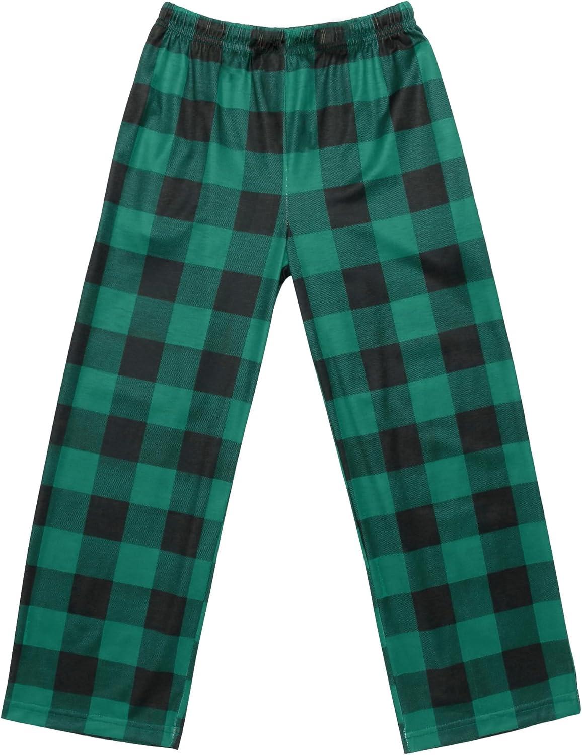 imageEkouaer Boys Pajama Pants Soft Lounge Pants Comfy Plaid Pajama Bottoms Elastic Waist PJS BottomsYarn Dyed Lattice8