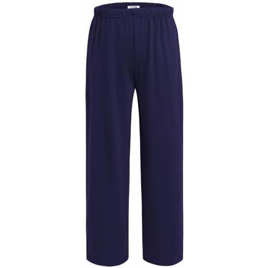 imageEkouaer Boys Pajama Pants Soft Lounge Pants Comfy Plaid Pajama Bottoms Elastic Waist PJS BottomsPure Navy Blue