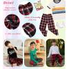 Ekouaer Boys Pajama Pants Soft Lounge Pants Comfy Plaid Pajama Bottoms Elastic Waist PJS Bottoms(A-yarn Dyed Lattice2)