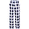 Ekouaer Boys Pajama Pants Soft Lounge Pants Comfy Plaid Pajama Bottoms Elastic Waist PJS Bottoms(A-yarn Dyed Lattice3-navy)