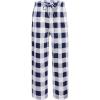 Ekouaer Boys Pajama Pants Soft Lounge Pants Comfy Plaid Pajama Bottoms Elastic Waist PJS Bottoms(A-yarn Dyed Lattice3-navy)