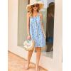 Ekouaer Cotton Nightgowns for Women Sleeveless Night Shirts Tank Sleepwer Pleated Scoopneck Sleepshirt S-3XL(Moon Star)