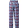 Ekouaer Boys Pajama Pants Soft Lounge Pants Comfy Plaid Pajama Bottoms Elastic Waist PJS Bottoms(Blue Purple Plaid)